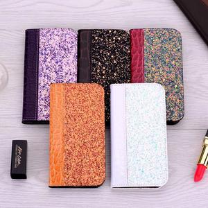 Nouvelle coque de téléphone portable en cuir PU ultra-fine avec paillettes brillantes et cristaux pour Motorola MOTO <span class=keywords><strong>C</strong></span> G5/G6/E4/E5 - Product Image 6