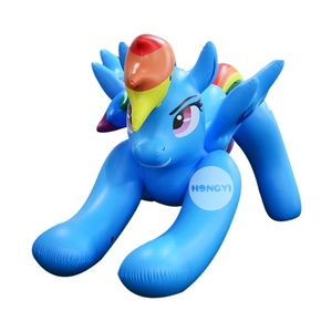 Fabbrica di Design di Carnevale Parade Arcobaleno Adulto Gonfiabile Che Rimbalza Cavallo - Product Image 1
