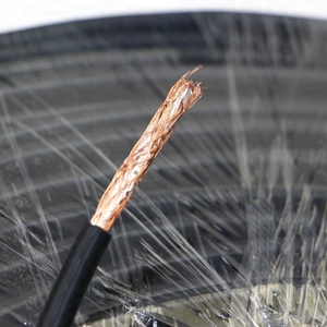 Câble de capteur de guidage d'air en cuivre <span class=keywords><strong>flexible</strong></span> à 4 conducteurs solides, isolation en PVC, TPU, TPV, enroulé, noir/bleu, ISO9001 pour - Product Image 4