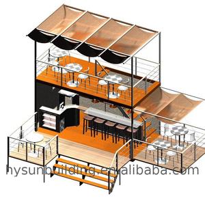 Pop-up móvil café contenedor para salemobile 20ft envío tienda de café bar venta de <span class=keywords><strong>comida</strong></span> rápida casa con precio de venta al por mayor de <span class=keywords><strong>la</strong></span> fábrica - Product Image 3