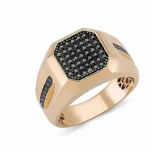 925 Sterling Silver Setting Zirconia <span class=keywords><strong>Gold</strong></span> <span class=keywords><strong>Finger</strong></span> <span class=keywords><strong>Ring</strong></span> Rings Design pour hommes bagues bijoux femmes - Product Image 1