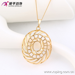 Bộ Trang Sức Hai Món Mạ Vàng 18K Hình Bầu Dục Phổ Biến Thiết Kế Đặc Biệt Thân Thiện Với Môi Trường 63668 Xuping - Product Image 4