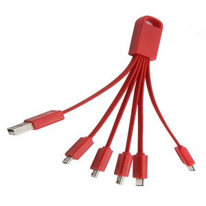 Color amarillo multi Teléfono de carga USB <span class=keywords><strong>Cable</strong></span> <span class=keywords><strong>Modo</strong></span> <span class=keywords><strong>2</strong></span> - Product Image 6