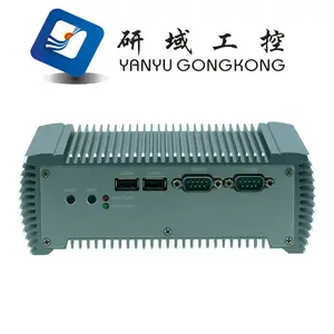 Faible coût types de ordinateur industriel sans ventilateur mini PC avec N2600CPU, 2 * LAN (Intel 82583 V)