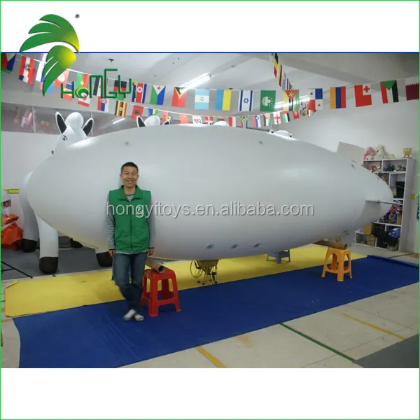 CE รีโมทคอนโทรล Blimp / Hongyi พอง RC เรือเหาะ/พองเรือเหาะโฆษณา