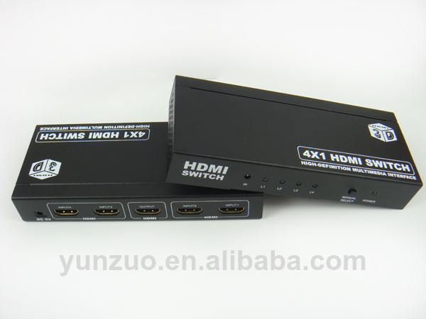 4 порт hdmi усилитель switcher с дистанционным управлением& интеллектуальный коммутатор