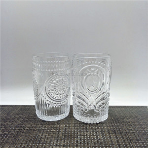 Vasos antiguos <span class=keywords><strong>de</strong></span> clase, vasos <span class=keywords><strong>de</strong></span> cristal repujados <span class=keywords><strong>de</strong></span> lujo, vasos con patrón <span class=keywords><strong>de</strong></span> girasol, vasos <span class=keywords><strong>de</strong></span> leche, <span class=keywords><strong>vino</strong></span>, cristalería, regalo, 2 tamaños - Product Image 5