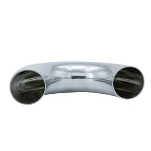 Mirror Surface Polished Stainless Steel Fittings 180Degree Curved Welded Elbow