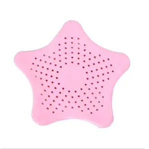 Hot sale Fashion Colorful Cheap Price Shower Drain Covers Hair Catcher Rubber Hair Stopper Sink Strainer