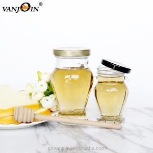 Pot en verre vide de 106 ml avec bouchon à oreilles métalliques, récipient alimentaire pour miel, confiture, gelée, boissons et emballage de vacances - Product Image 2