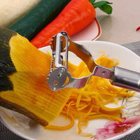 Roestvrijstalen Dunschiller Multifunctioneel Fruitsnijmes Meloen Vruchtenschil Shredder Snijmachine Rasp Keukenaccessoires