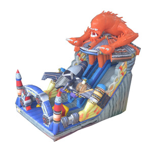 Thiết kế ban đầu người ngoài hành tinh Titanic Inflatable Bounce House Inflatable Combo với Slide thương mại ngoài trời inflatables - Product Image 1