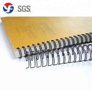 Хорошая цена, двойная петля, проволока, материал O, спиральное Переплетное кольцо, размер - Product Image 5