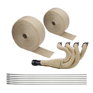 <span class=keywords><strong>Cinta</strong></span> <span class=keywords><strong>Aislante</strong></span> de Fibra de Vidrio para Tubos de <span class=keywords><strong>Escape</strong></span>, Envoltura <span class=keywords><strong>Aislante</strong></span> de Titanio para <span class=keywords><strong>Escape</strong></span> - Product Image 2
