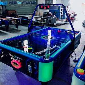 Luxury Coin Operated Game Blue Air Hockey <strong>Table</strong> for Club Electronic Air Hockey for Adults