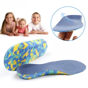 Anak-anak dapat dipotong XO koreksi kaki busur EVA pendukung lengkungan ortopedi kaki datar sol tebal untuk sepatu anak-anak