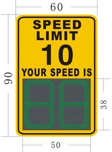 Traffic <strong>Warning</strong> Signs Board <strong>Solar</strong> radar Led Speed Limit <strong>Sign</strong>