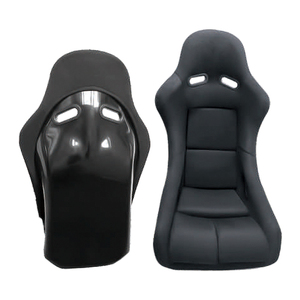 Asiento Elevador <span class=keywords><strong>de</strong></span> Coche Ajustable para Adultos, <span class=keywords><strong>de</strong></span> Espuma Viscoelástica Negra y Gris, con Revestimiento <span class=keywords><strong>de</strong></span> PVC, Estilo Racing - Product Image 1