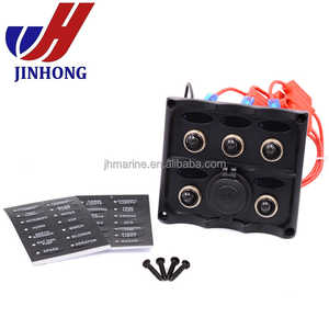 <span class=keywords><strong>Interrupteur</strong></span> à bascule pour bateau marin de <span class=keywords><strong>12</strong></span> <span class=keywords><strong>volts</strong></span> avec voltmètre, panneau d'interrupteurs - Product Image 3