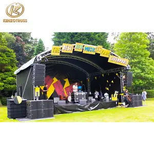 Concert Outdoor Stage Arch Roof Truss System For Display