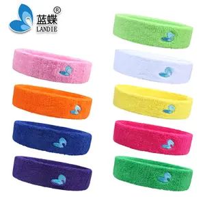 Tùy Chỉnh Thể Thao Headband Terry Vải Headband Tùy Chỉnh Mens Thể Thao Headband