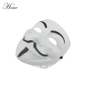 Masque de fête d'Halloween <span class=keywords><strong>V</strong></span> pour <span class=keywords><strong>Vendetta</strong></span> en PVC fait main, en promotion - Product Image 2