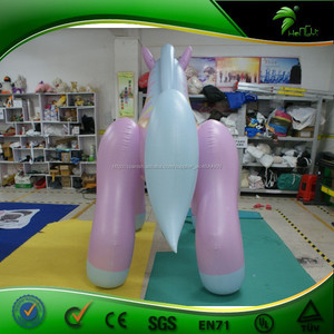 Más encanto de PVC inflable caballo rosado con UV impresión - Product Image 4