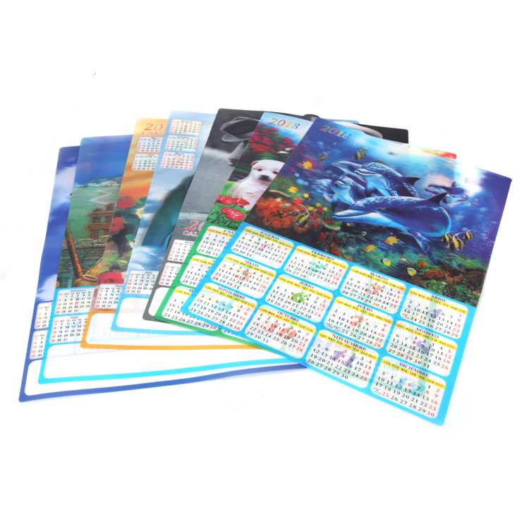 Zebulun, все экспортные товары, индивидуальный логотип, многофункциональный дизайн, 3D линзовидный настенный календарь