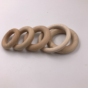 HOYE CRAFTS Halskette Armband DIY Crafts Holz kreis 70 mm Baby Holz Beißring - Product Image 6