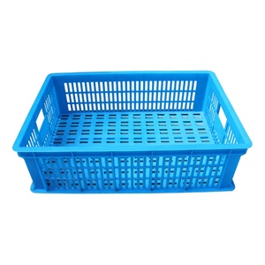 Casse di plastica leggere del canestro di stoccaggio ventilato del canestro della maglia di plastica del supermercato di QS <span class=keywords><strong>per</strong></span> <span class=keywords><strong>frutta</strong></span> e verdura - Product Image 2
