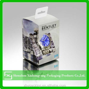 Alta calidad nuevo diseño único de alto brillo acabado plástico rolexity automático con la tarjeta de papel caja de reloj - Product Image 2
