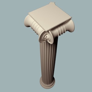 Custom Natural Stone <strong>Ionic</strong> Corner Marble <strong>Column</strong>