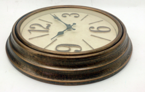 Maytime Round Antique Brass Retro <strong>Clock</strong> <strong>Vintage</strong> for Wall Decoration - Product Image 3