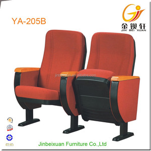 アームレスト付きの快適なシネマチェアチャーチチェアYA-208A - Product Image 6
