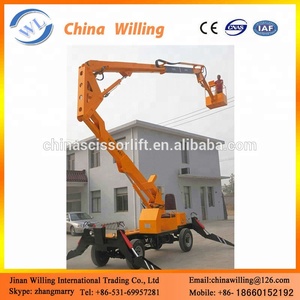 Plataforma de trabajo aérea para mantenimiento de alumbrado público, elevador de brazo, recolector de cerezas, utilizado para mantenimiento de farolas con CE/ISO - Product Image 6