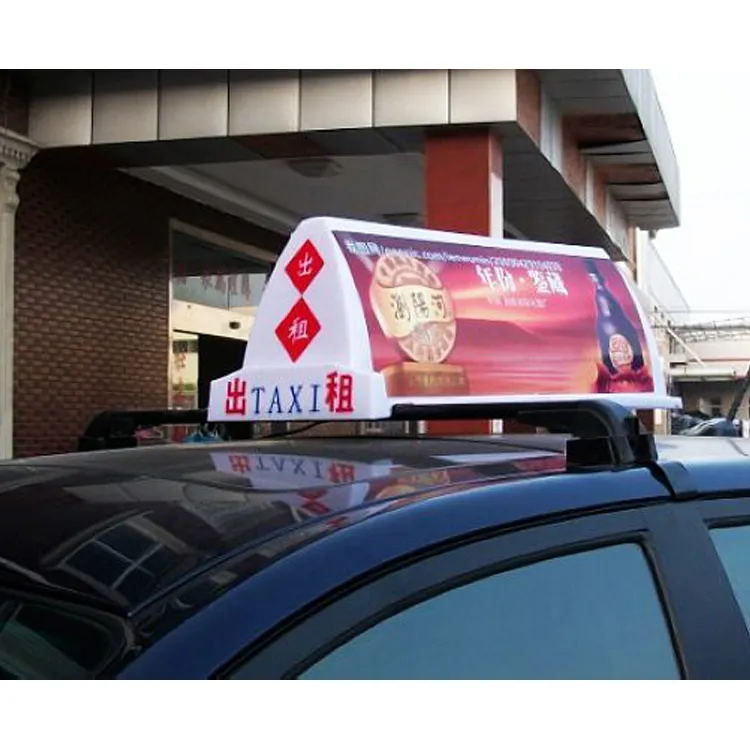 China Günstiger Preis Taxi Billboard Werbung Light Box