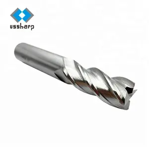 2 Sáo HSS End Mills 10Mm Trung Tâm Cắt Loại Endmill Cho Phôi Cắt