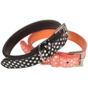 Nueva comodidad de cuero Collar de perro con pajarita - Product Image 2
