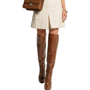 Moda di grandi dimensioni donne sexy sopra il ginocchio lunghi <span class=keywords><strong>stivali</strong></span> punta rotonda 2019 hotsale di alta <span class=keywords><strong>stivali</strong></span> <span class=keywords><strong>tacco</strong></span> - Product Image 6
