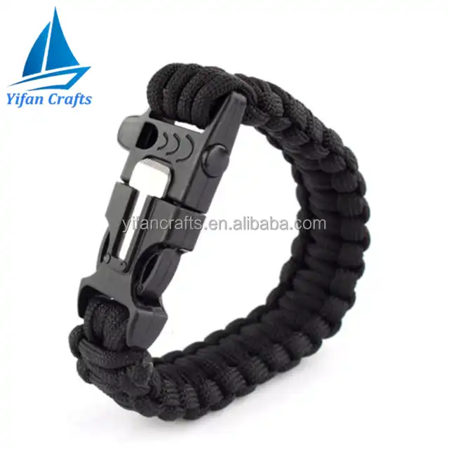 Multifunctional Much Easier to Carry Outdoor Survival Bracelet 5 in 1 with  Flint Fire Starter Compass Emergency Whistle Knife and Scraper - China  Outdoor Whistle, Multifunctional Whistle | Made-in-China.com