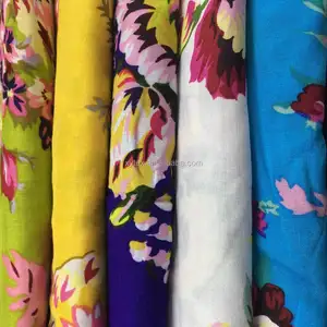 Stocklot 100% Viscose Dệt In Ấn Nhuộm Rayon Lót Vải