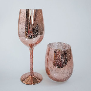 โปรโมชั่นสีสีชมพูแก้ว Stemware แก้วสำหรับขา<span class=keywords><strong>ย</strong></span> - Product Image 3
