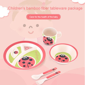 Melamine की तरह bpa मुक्त बच्चे प्लेट और कटोरा सेट बच्चों tableware सेट - Product Image 3