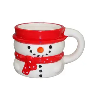 Cartoon Stijl Gepersonaliseerde Mok Porselein Keramische Kerst Cup