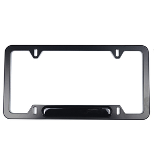 Cadre de plaque d'immatriculation en aluminium avec logo personnalisé de taille américaine - Product Image 1