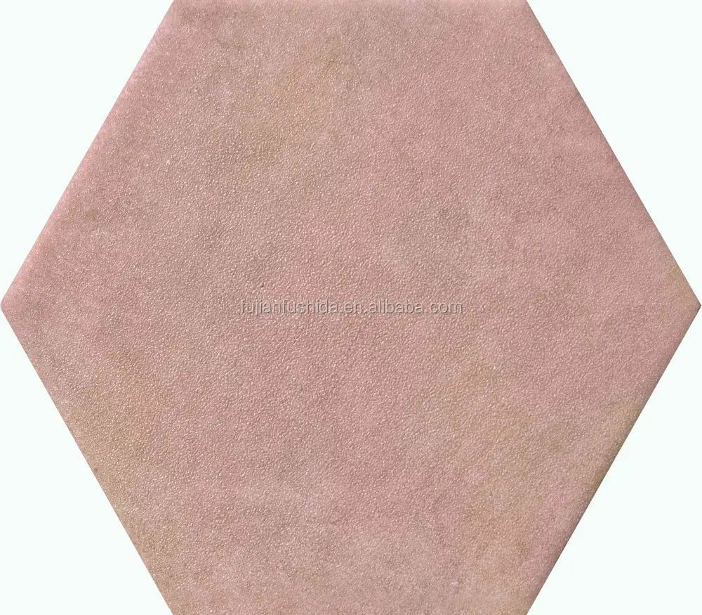 Esagono 200x200mm fiore rosa moderna cucina/soggiorno in porcellana rivestimenti marocchina mattonelle di cemento