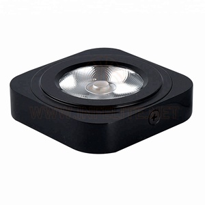 IN-DL201C 6063 de aluminio Ultra delgado sin conductor de gabinete LED Puck pasillo mostrar lámpara 3 W 5 W 7 W COB Plaza LED montado de superficie Downl - Product Image 2