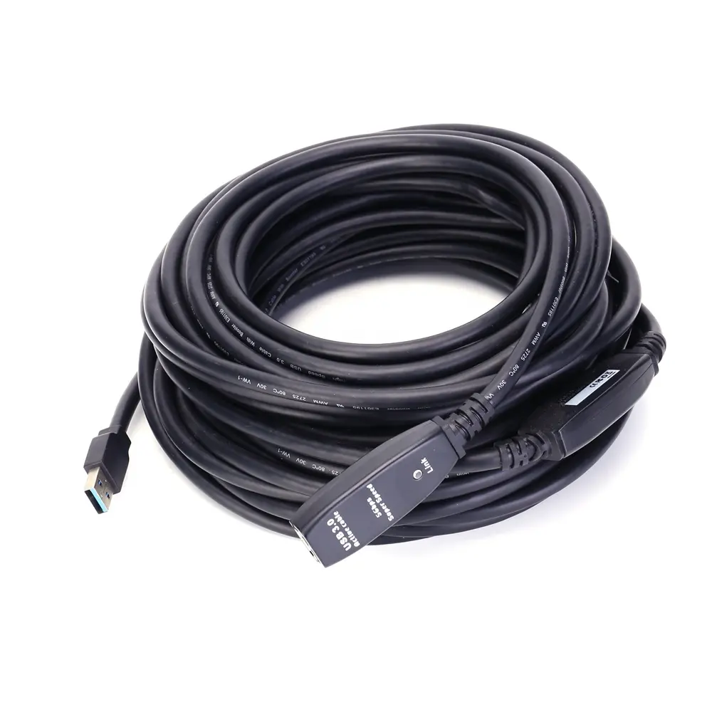 Câble d'extension répéteur actif USB 3.0 de haute qualité de 50 pieds de long 15m