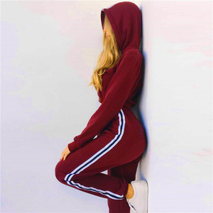 ร้อนขายฤดูร้อน 2 ชิ้นชุดสบายๆกางเกงแฟชั่นผู้หญิงหมวก Hoodies ชุดกีฬาสุภาพสตรี Hoodies - Product Image 3