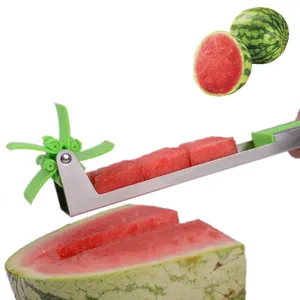 2022 heißer Verkauf Hochwertiger Magic Fruit Cutter, Edelstahl Watermelon Slicer Obsts alat schneider
